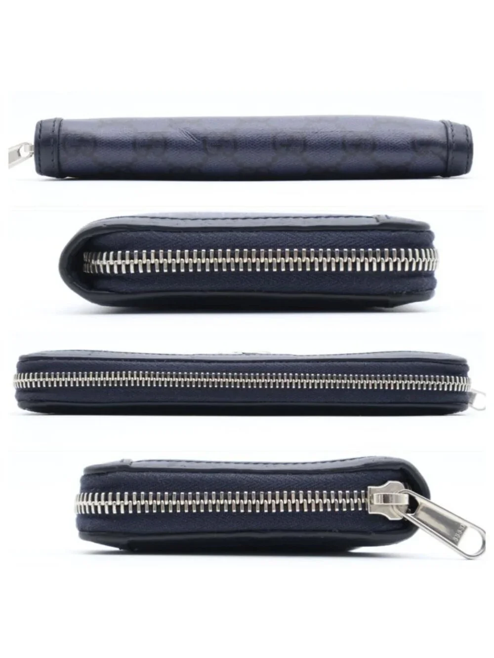 ★SOLD★ Gucci Ophidia Zip Around Wallet Navy - Picture 9 of 10